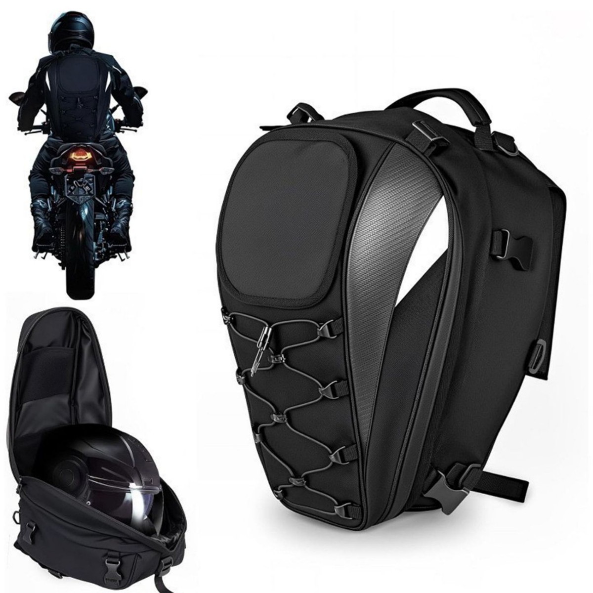 Motorcycle Gear With Airbag - 오토바이 헬멧 가방, 대용량 백팩, 라이딩용