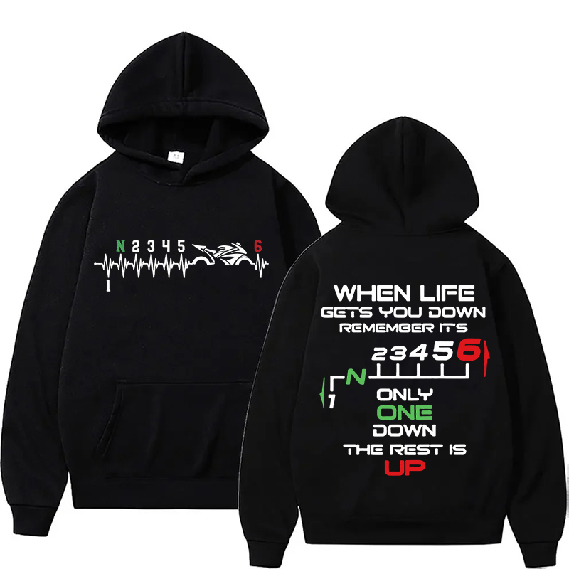 Motorcycle Gear Hoodie - 새로운 1N23456 오토바이 기어 바이커 하트비트