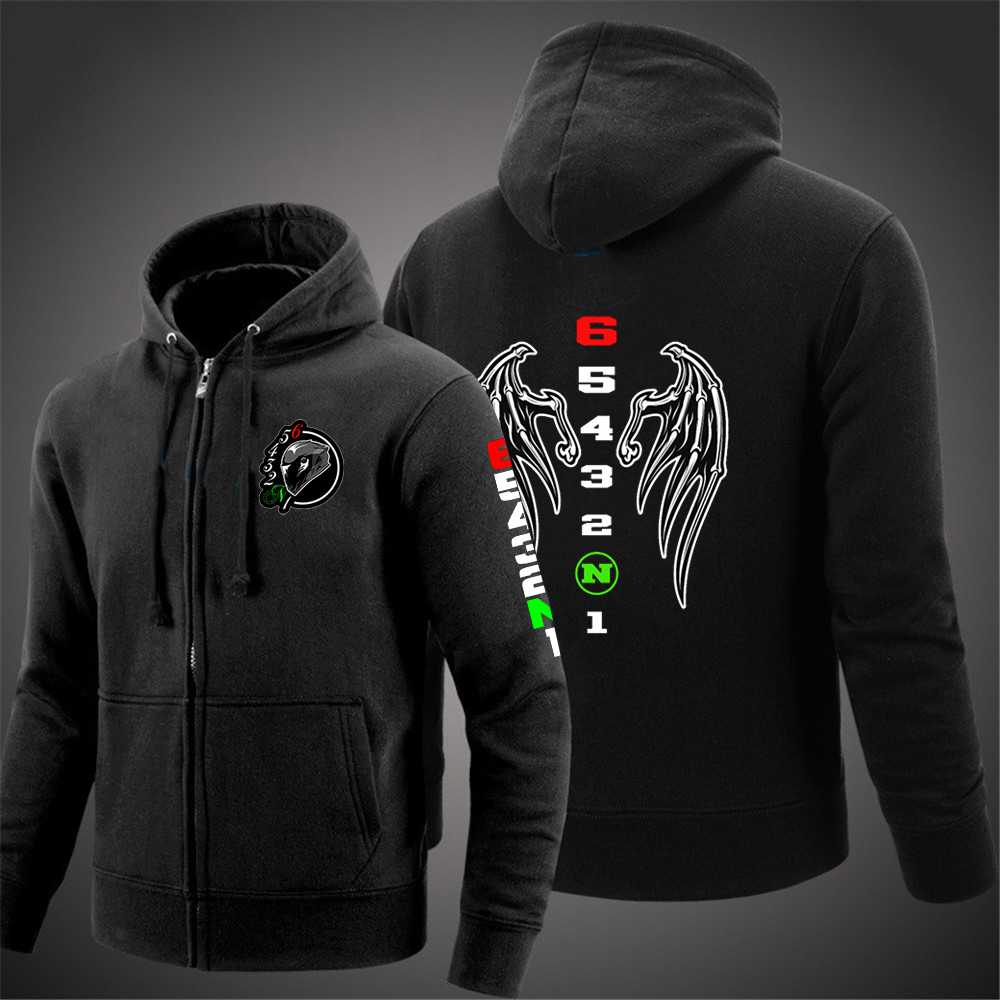 Motorcycle Gear Hoodie - 남성용 수동 변속기 인기 카디건, 클래식