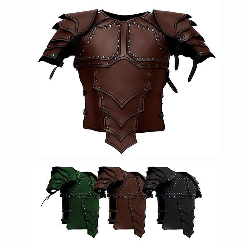 Chest Protector Armor - 남성 중세 바이킹 기사 해적 의상