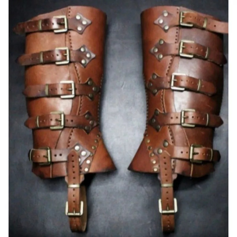 중세 다리 신 가드 기사 전사 갑옷 각반 부츠 커버 스 - Chest Protector Armor 리뷰 및 가격