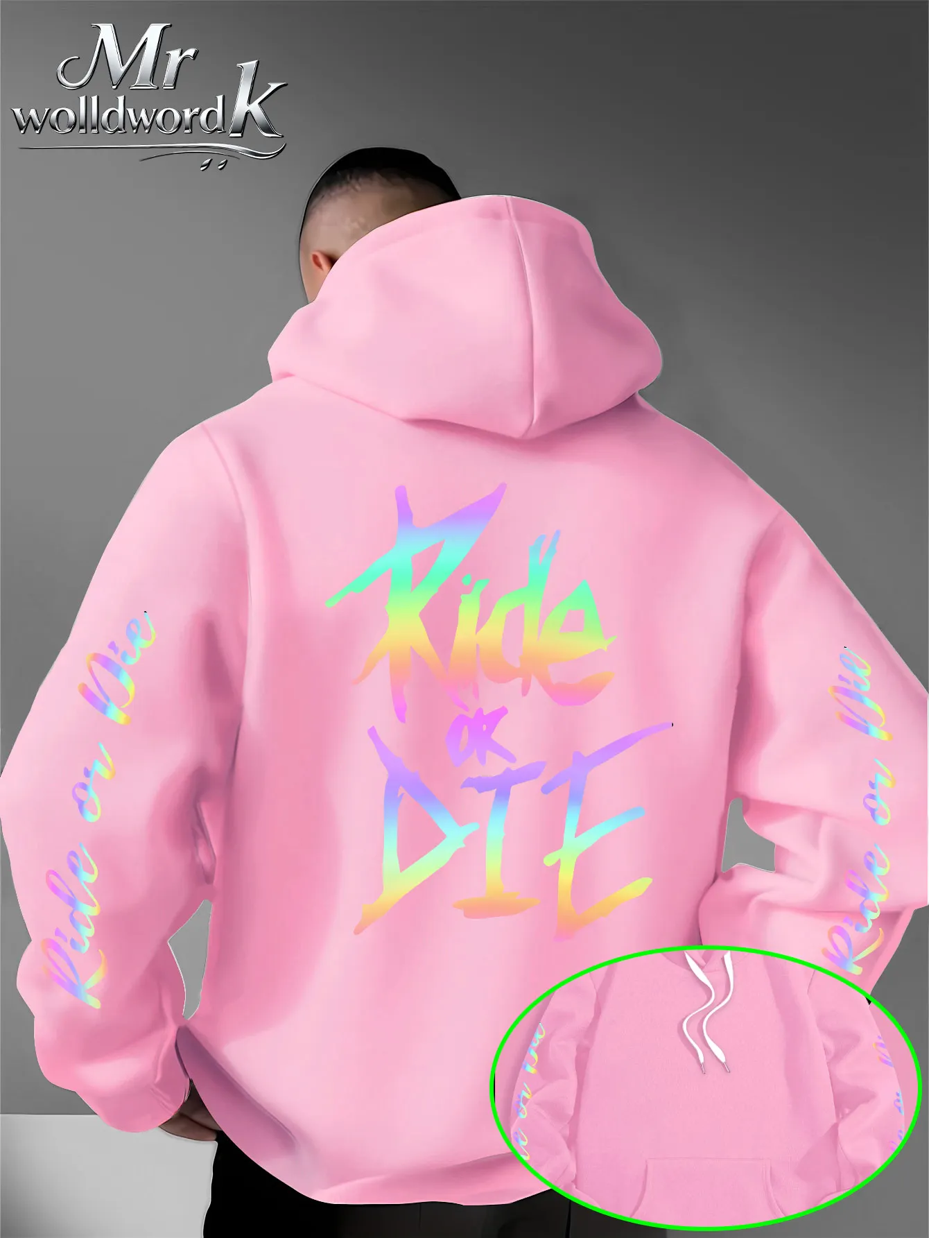 남성용 라이드 오어 다이 후디 네온 그래피티 레터 그래 - Motorcycle Gear Hoodie 리뷰 및 가격