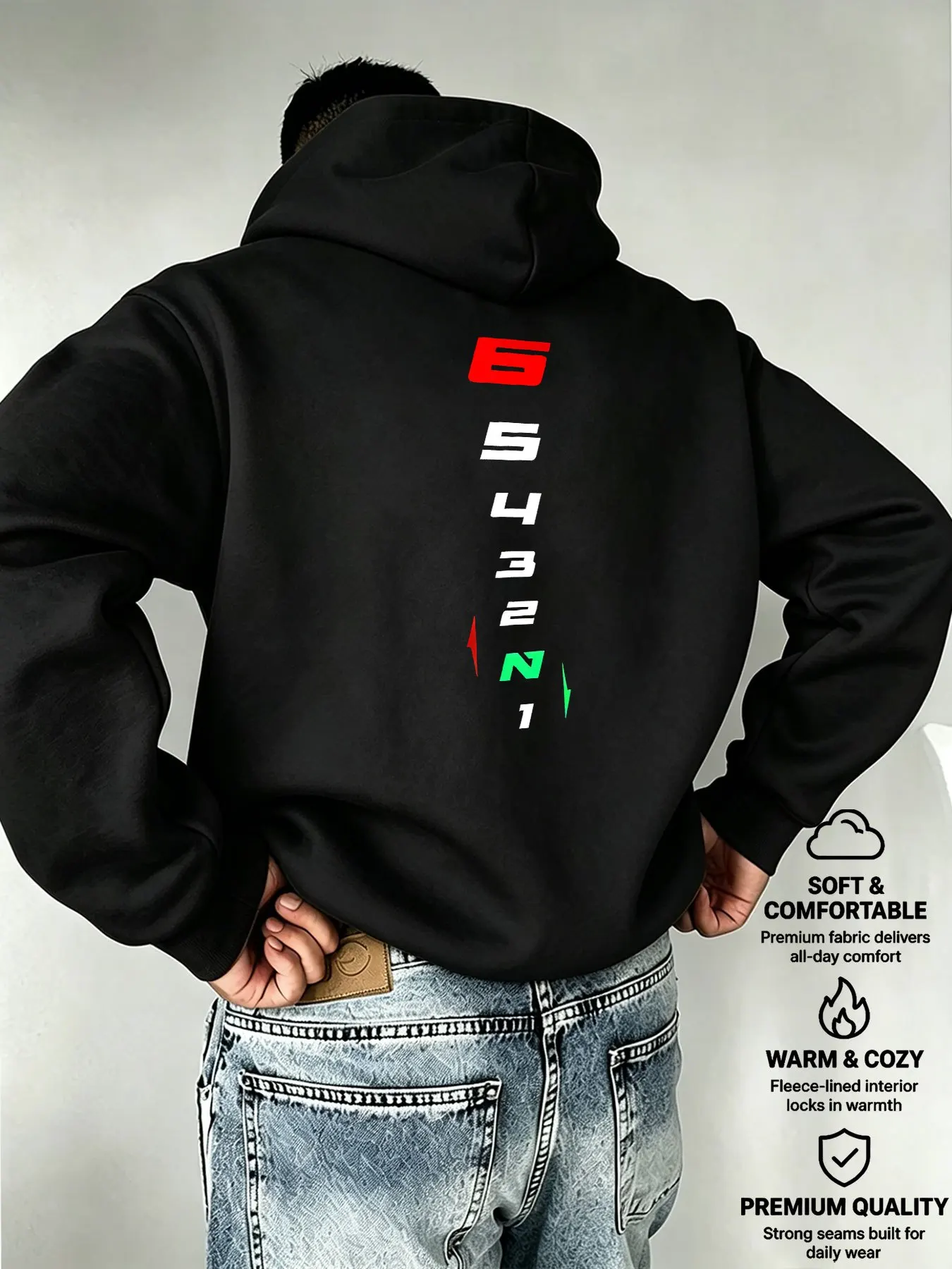 남성용 후드티, 레이싱 디자인, 숫자 프린트, 오토바이 - Motorcycle Gear Hoodie 리뷰 및 가격
