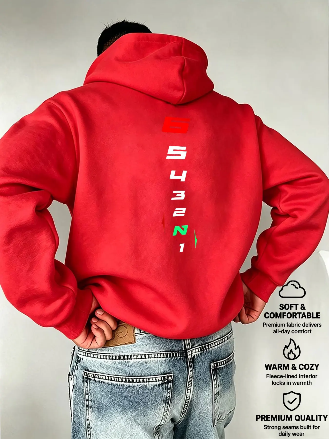 남성용 후드티, 레이싱 디자인, 숫자 프린트, 오토바이 - Motorcycle Gear Hoodie 리뷰 및 가격