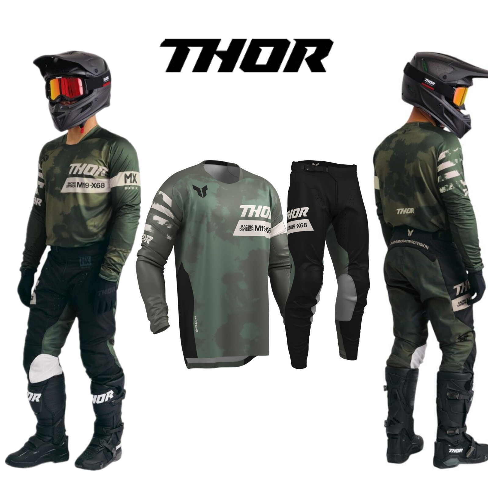 모토크로스 기어 세트 탑 오프로드 Mx 콤보 THOR  - Gear Set Motorcycle 리뷰 및 가격