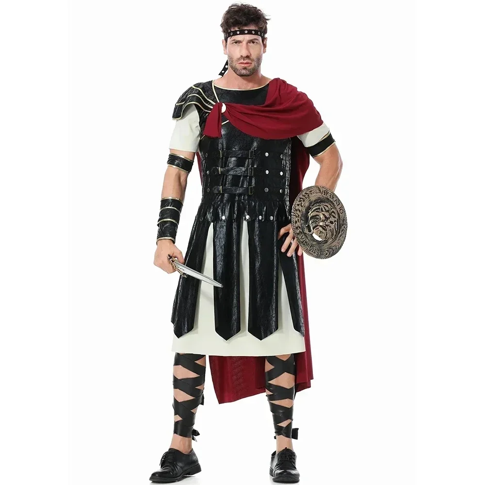 할로윈 중세 로마 왕실 기사 전사 망토 스파르타 검투사 - Chest Protector Armor 리뷰 및 가격