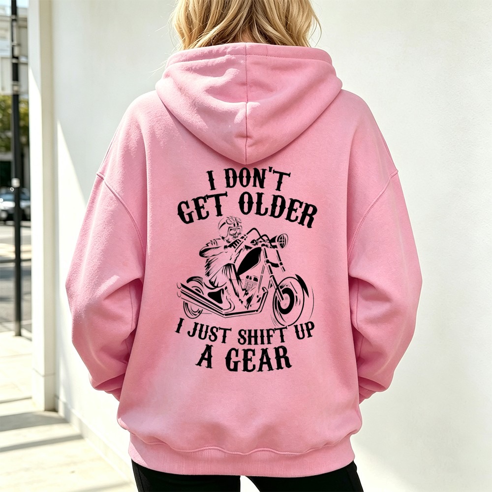 나는 나이가 들어가는 게 아니라, 단지 더 강력해지는  - Motorcycle Gear Hoodie 리뷰 및 가격