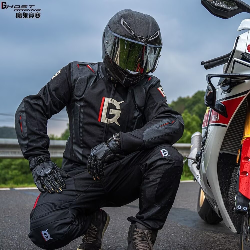 에어백 험프 디자인의 오토바이 레이싱 수트 세트, 남성 - Motorcycle Gear With Airbag 리뷰 및 가격