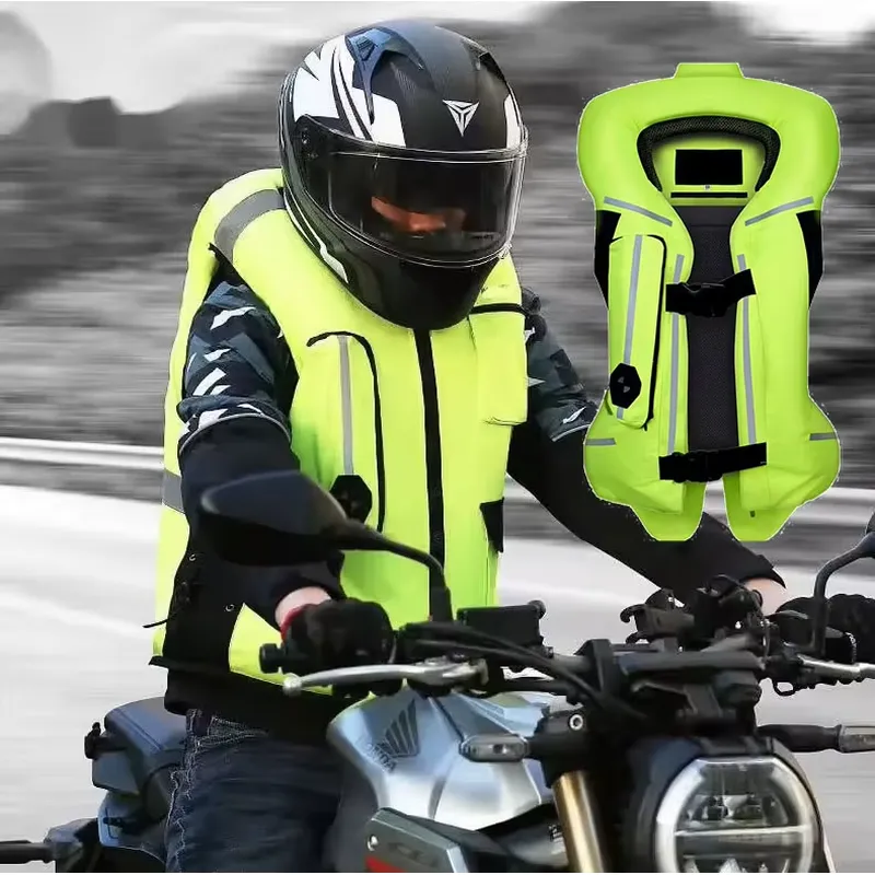 오토바이용 에어백 조끼, 반사 소재 안전 조끼, 레이싱 - Motorcycle Gear With Airbag 리뷰 및 가격