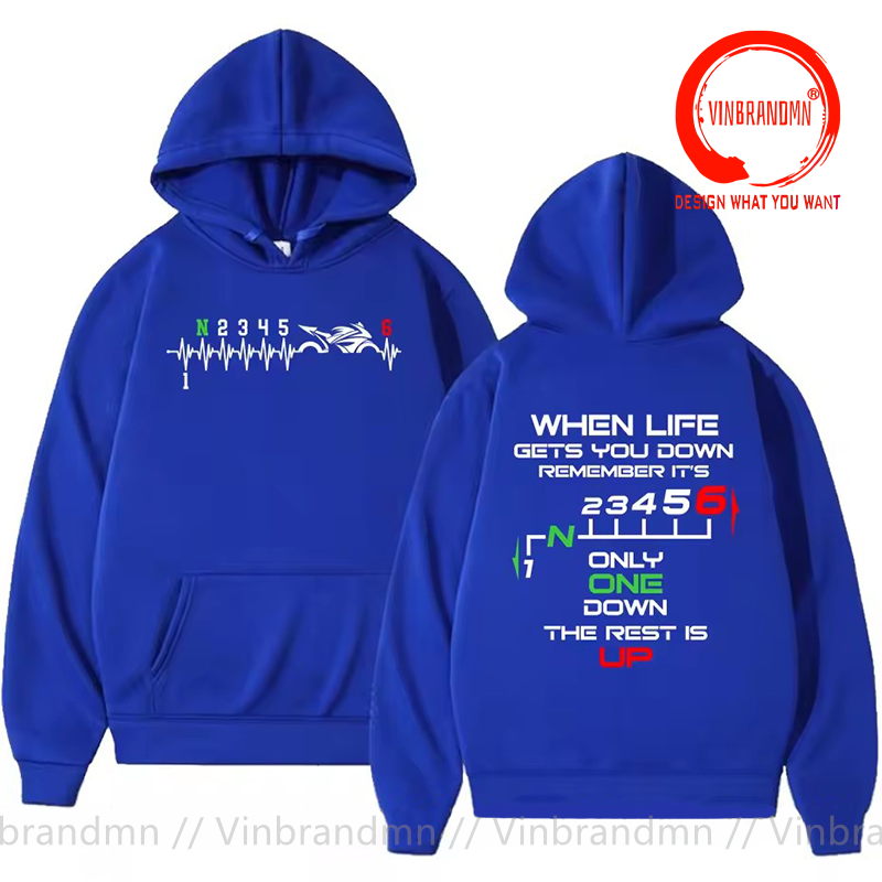 1N23456 오토바이 기어 시프트 원 업 파이브 다운 - Motorcycle Gear Hoodie 리뷰 및 가격